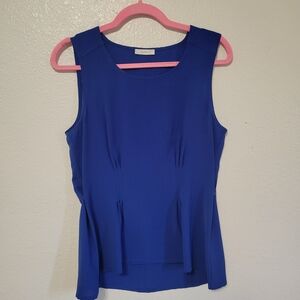 Esley Blue Women's Shell with Pink Accent